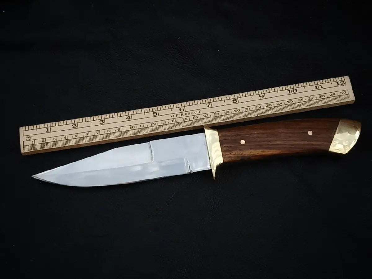 BOWIE ROSEWOOD HANDLE WITH D2 STEEL SA06-R - Hunting Knife