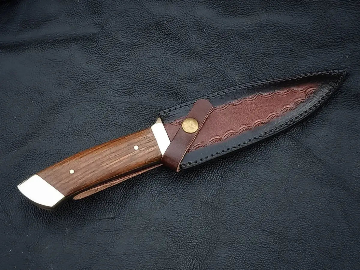 BOWIE ROSEWOOD HANDLE WITH D2 STEEL SA06-R - Hunting Knife