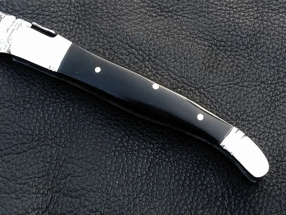 Handmade Damascus Steel Folding Knife -C162 - pocket knife